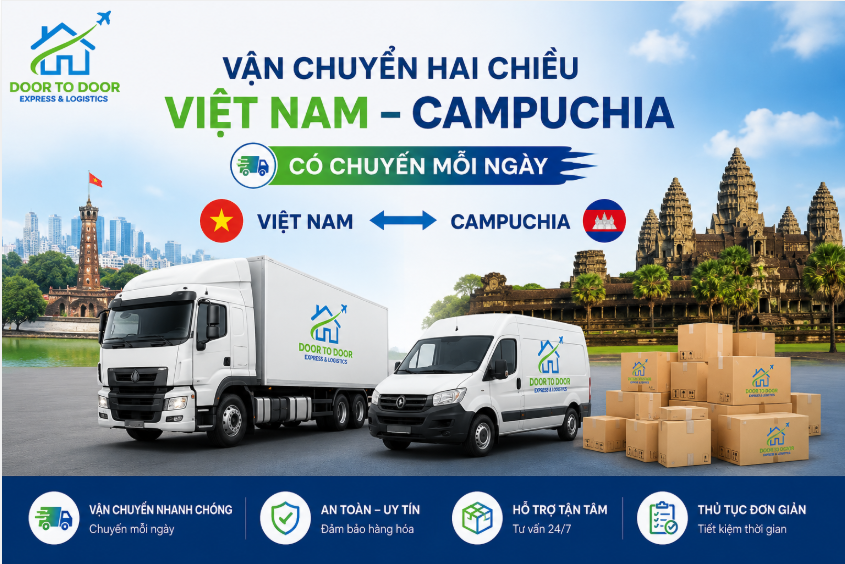 Vận Chuyển Hai Chiều Việt Nam – Campuchia Có Chuyến Mỗi Ngày